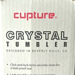 Cupture 22 ounce crystal tumbler